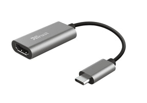 TRUST USB-C to HDMI Adapter with Ultra HD 4K Video Support and Multi-Channel Audio