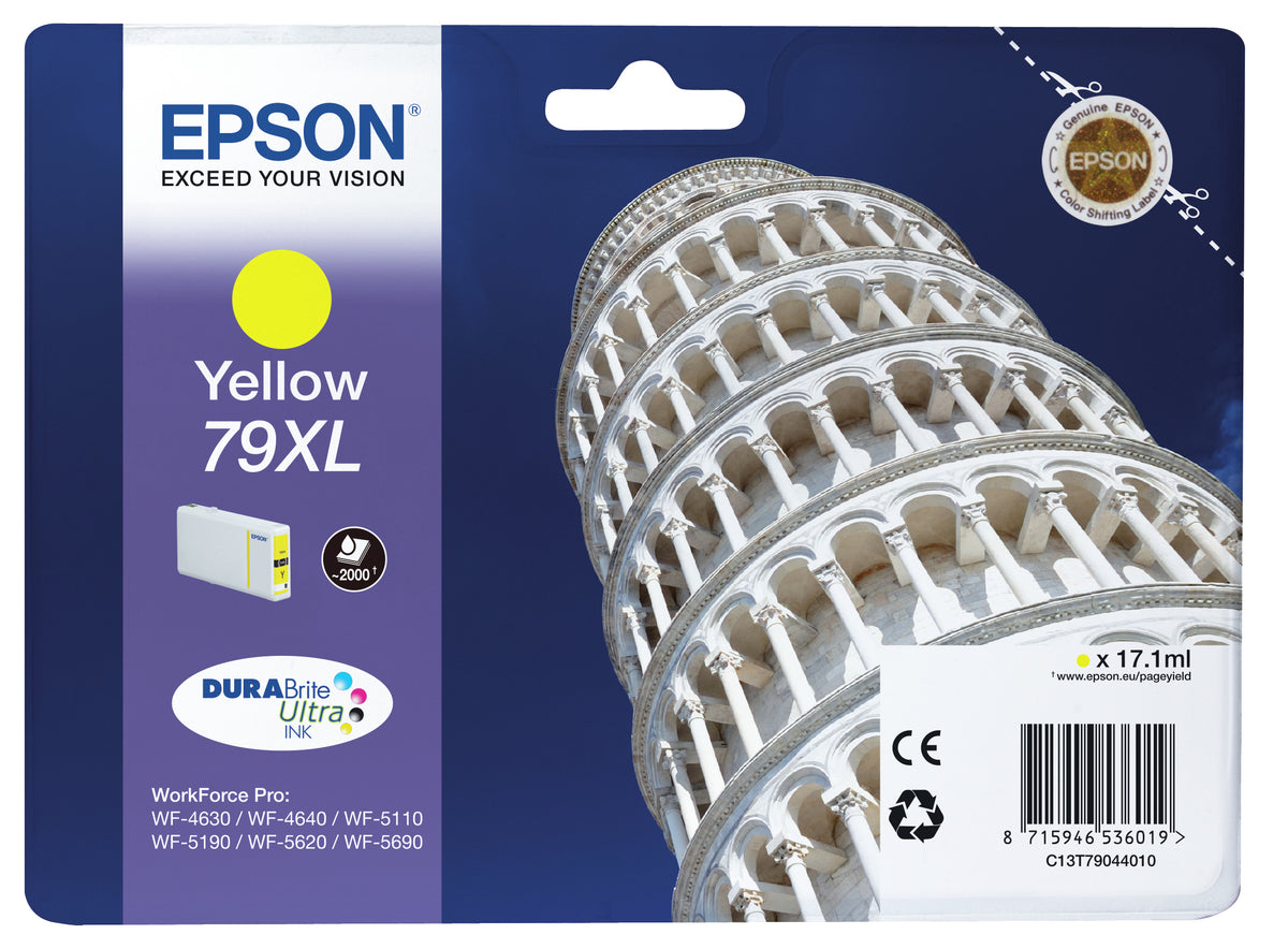 EPSON TINTEIRO AMARELO XL 2000p WF-5620DWF/4630DWF/4640DTWF/5110DW/5690DWF/5190D