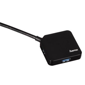 HUB HAMA USB 3.0 preto (Caixa) - 12190 (12190)