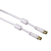 Cable de antena coaxial HAMA 100dB, Ferritas, 1.5mt - 122412