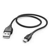 Cable de datos micro USB HAMA, 1,4 m, negro - 173610