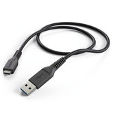 USB HAMA Type-C - Cable de datos USB 3.1 A 1m, negro - 178395