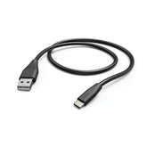 HAMA USB tipo C - Cable de datos USB A 3.1 de 1,5 m, negro - 178396