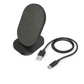 Wireless charger HAMA \"QI-FC10S-Fabric\", black - 188324