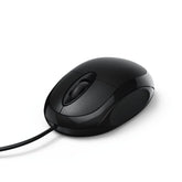 HAMA Wired Mouse \"MC-100\", Black, 3 buttons 1000 DPI; Cable 1.50m - 182600