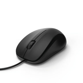 HAMA Wired Mouse \"MC-300\" Black, 3 buttons; 1200 DPI; Cable 1.80m - 182606