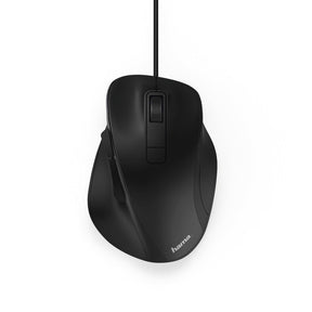 HAMA Wired Mouse \"MC-500\"Black; 6 buttons; Up to 1600 DPI; Cable 1.80m - 182612