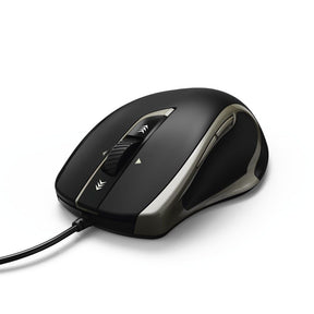 HAMA Mouse With Optical Wire 7 Buttons \"Torino\" Black - 182646