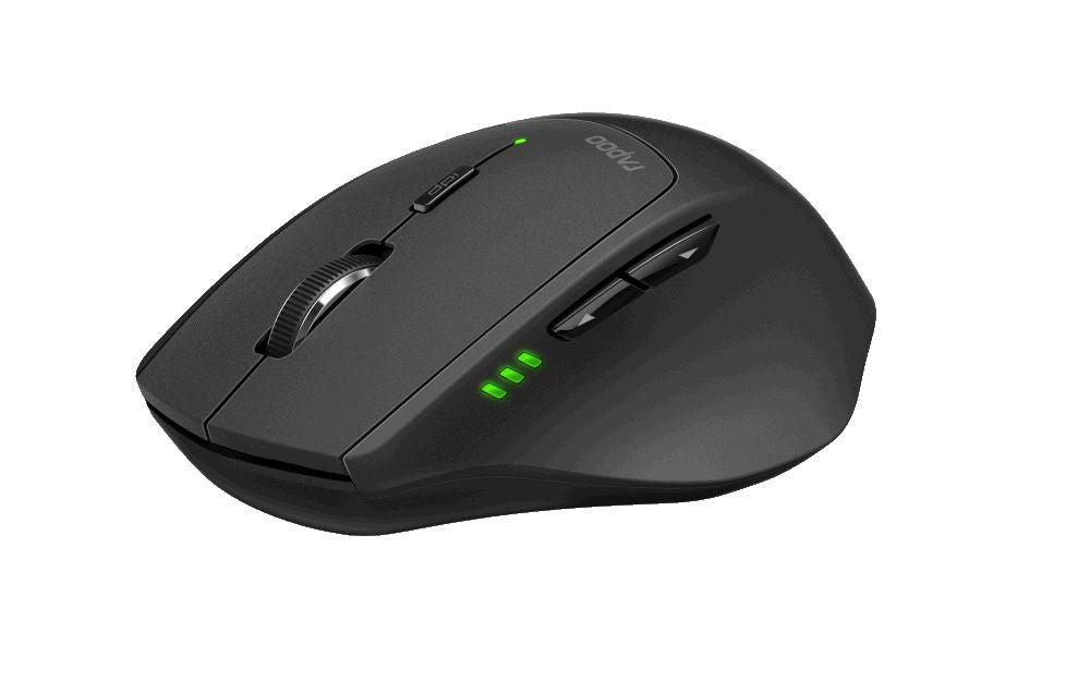 Mouse RAPOO Wireless \"MT550S\", BT/Wireless 1600 DPI; NanoUSB; 7 Buttons - 180808