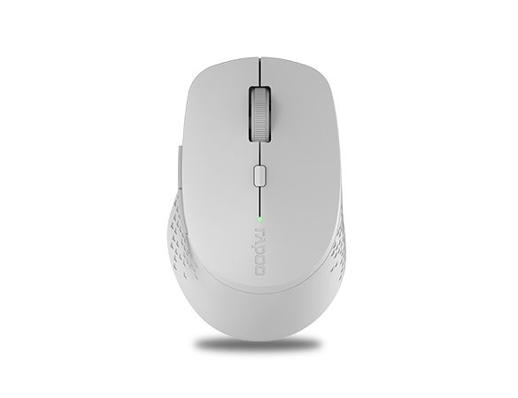 RAPOO Wireless Mouse \"M300\" BT/Wireless, Light Grey, 1600 DPI; Nano USB - 184340