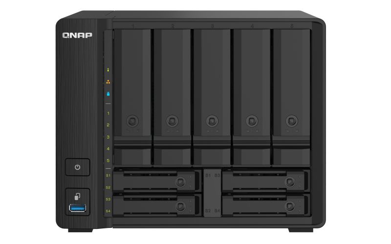 QNAP TS-932PX - NAS Server - 9 bays - SATA 6Gb/s - RAID (hard disk expansion) 0, 1, 5, 6, 10, 50, JBOD, 5 hot spare, 6 spare, 60, 50 hot spare, 10 spare, 1 spare, 60 spare - RAM 4 GB - Gigabit Ethernet