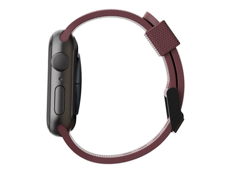 [U] Apple Watch Band 45mm/44mm/42mm, Series 7/6/5/4/3/2/1/SE - Silicone Aubergine - Bracelete de relógio para relógio inteligente - beringela - para Apple Watch (42 mm, 44 mm)