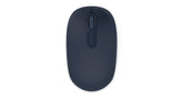 Microsoft Wireless Mobile Mouse 1850 - Mouse - right- and left-handed - optical - 3 buttons - wireless - 2.4 GHz - USB wireless receiver - wool blue