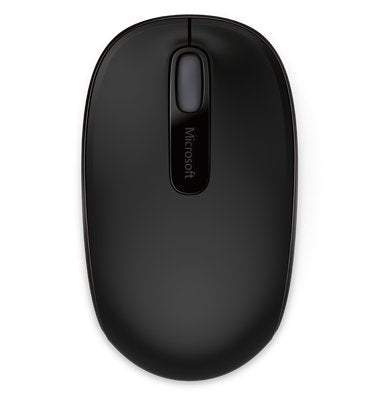 Microsoft Wireless Mobile Mouse 1850 - Rato - destros e canhotos - óptico - 3 botões - sem fios - 2.4 GHz - receptor sem fio USB - preto