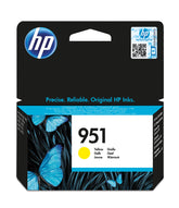 HP 951 - 8 ml - yellow - original - ink cartridge - for Officejet Pro 251, 276, 8100, 8600, 8600 N911, 8610, 8615, 8616, 8620, 8625, 8630, 8640