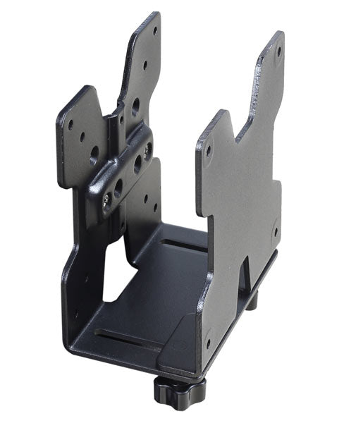 Ergotron - Mini PC mount - montagem no poste, montável sob a mesa, wall track mountable, VESA bracket mountable - preto - para P/N: 45-353-026, 45-354-026