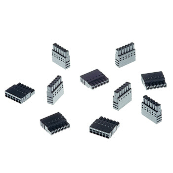 AXIS Connector A 6-pin 2.5 Straight - Conector de câmara (pacote de 10) - para AXIS Q1656-BE, Q1656-BLE