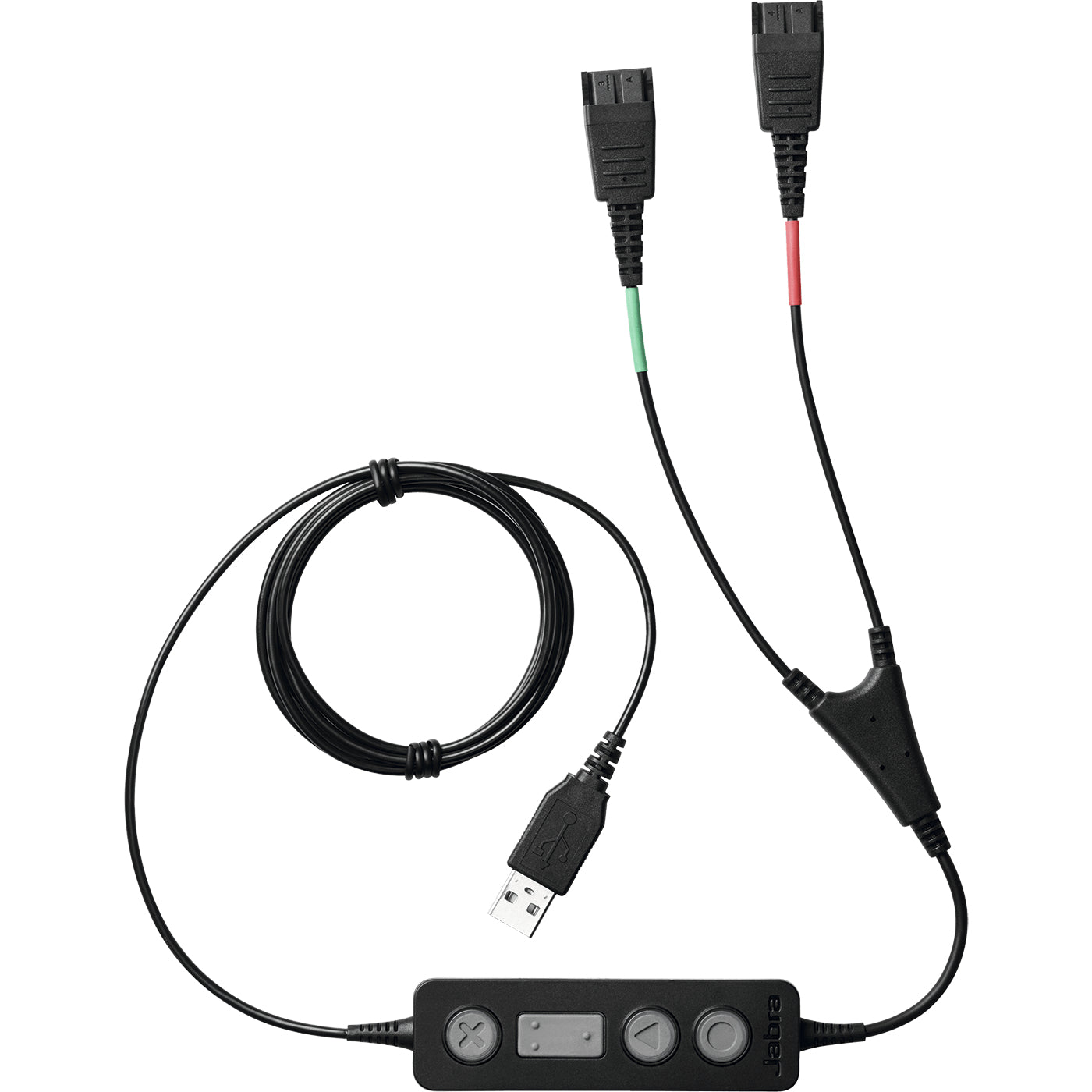 Jabra LINK 265 - Adaptador de auricular - USB macho para Quick Disconnect