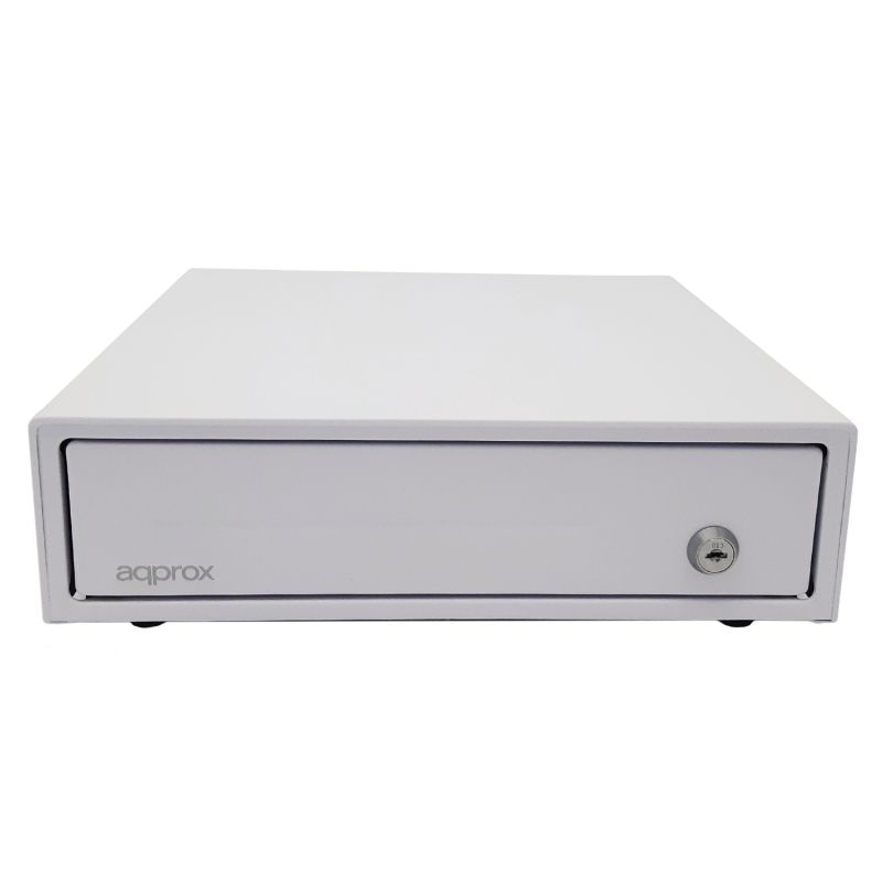 APPROX CASH33WH Cash Drawer Compact &amp; Electric 33x36cm, White