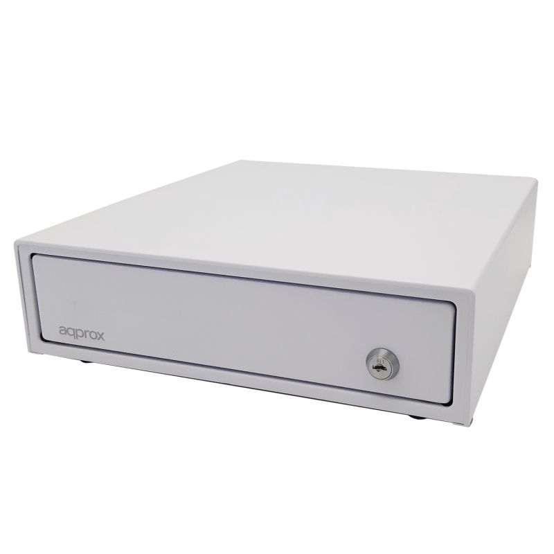 APPROX CASH33WH Cash Drawer Compact &amp; Electric 33x36cm, White