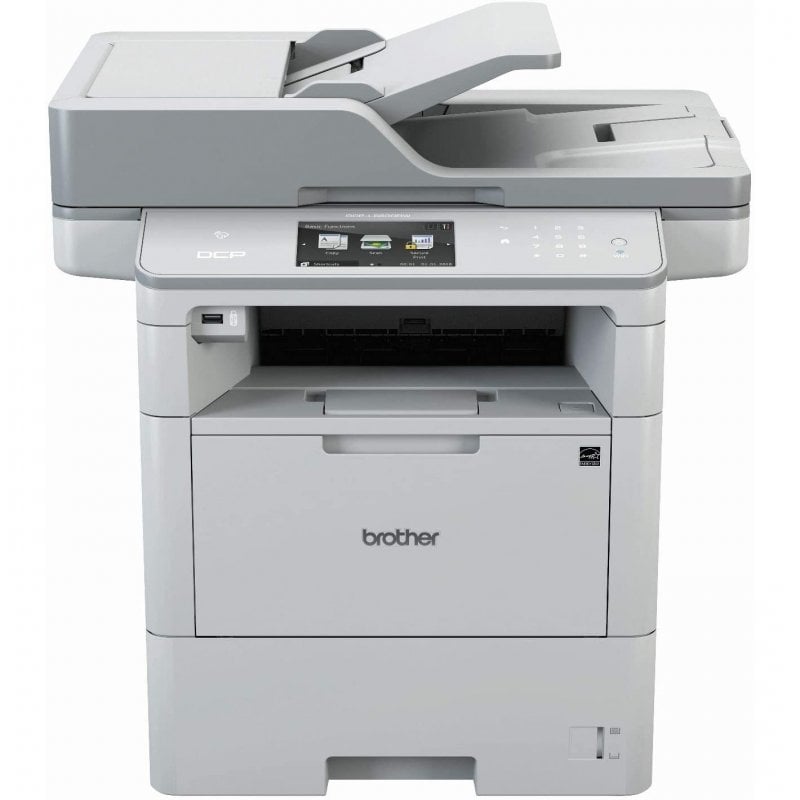 Brother DCP-L6600DW - Multifunction Printer - B/W - laser - Legal (216 x 356 mm) (original) - A4/Legal (media) - up to 46 ppm (print) - 570 sheets - USB 2.0, Gigabit LAN, Wi-Fi(n), USB host, NFC