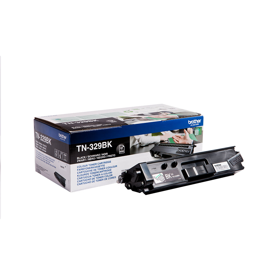 Brother TN329BK - Negro - original - cartucho de tóner - para Brother DCP-L8450CDW, HL-L8350CDW, HL-L8350CDWT, MFC-L8850CDW