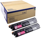 Brother TN329M - Pack de 2 - magenta - original - cartucho de toner - para Brother DCP-L8450CDW, HL-L8350CDW, HL-L8350CDWT, MFC-L8850CDW