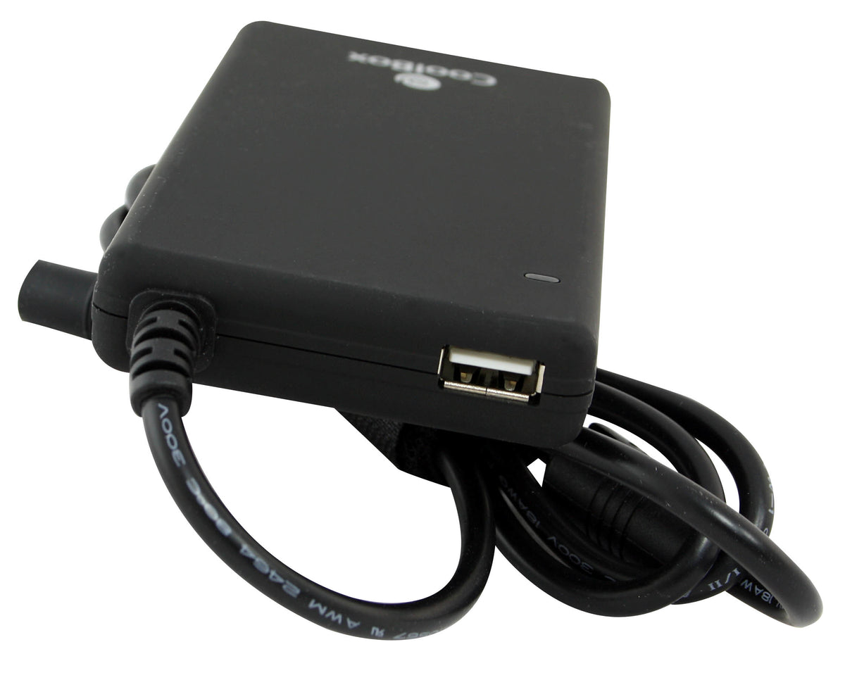 Carregador portatil CoolBox 90W SLIM USB 2.1A