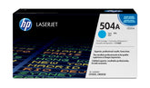 HP 504A - Azul cyan - original - LaserJet - cartucho de toner (CE251A) - para Color LaserJet CM3530 MFP, CM3530fs MFP, CP3525, CP3525dn, CP3525n, CP3525x