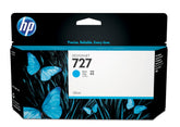 HP 727 - 130 ml - azul cian - original - DesignJet - cartucho de tinta - para DesignJet T1500, T1530, T2500, T2530, T920, T930