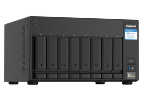 QNAP TS-832PX-4G - NAS Server - 8 bays - SATA 6Gb/s - RAID (hard disk expansion) 0, 1, 5, 6, 10, 50, JBOD, 60 - RAM 4 GB - Gigabit Ethernet / 2.5 Gigabit Ethernet / 10 Gigabit Ethernet - iSCSI assistance