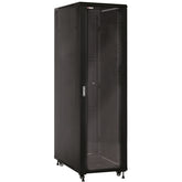 Serie RNB Network WP RACK Floor Rack 19\" 32U 600x600mm Montado, Negro RAL 9005