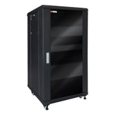 Floor Rack Serie RNV Audio Video WP RACK 19\" 32U 600x600mm Mounted, Black RAL 9005