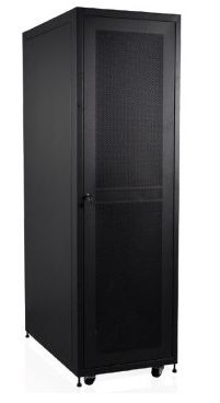 Bastidor de chão Serie RSA Server WP RACK 19\" 42U 800x1000mm Mounted, Black RAL 9005