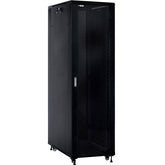 Bastidor de chão Serie RSB Server WP RACK 19\" 27U 600x1000mm Mounted, Black RAL 9005