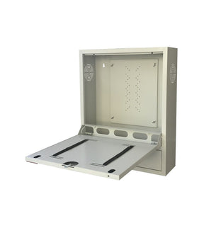 Vertical wall rack WP RACK 19\" RWN Series vesa mounting kit WxDxH: 600x200x750 mm,Gray RAL 7035