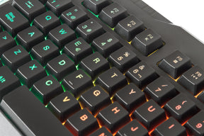 Combo MARS GAMING MCPRGB2 4 em 1 RGB, Teclado, Auscultadores, Rato, Tapete Rato XL