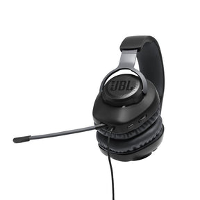 JBL Quantum 100 Over Ear Wired Gaming Headphones - Black