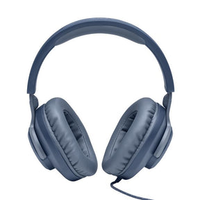 JBL Quantum 100 Over Ear Wired Gaming Headphones - Blue