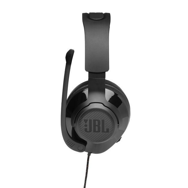 JBL Quantum 200 Over Ear Wired Gaming Headphones - Black