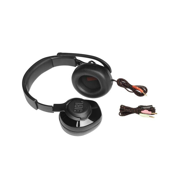 JBL Quantum 200 Over Ear Auriculares con cable para juegos - Negro