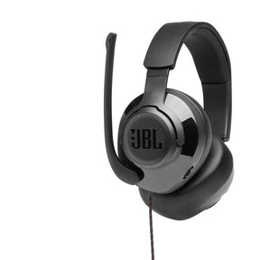 JBL Quantum 200 Over Ear Wired Gaming Headphones - Black