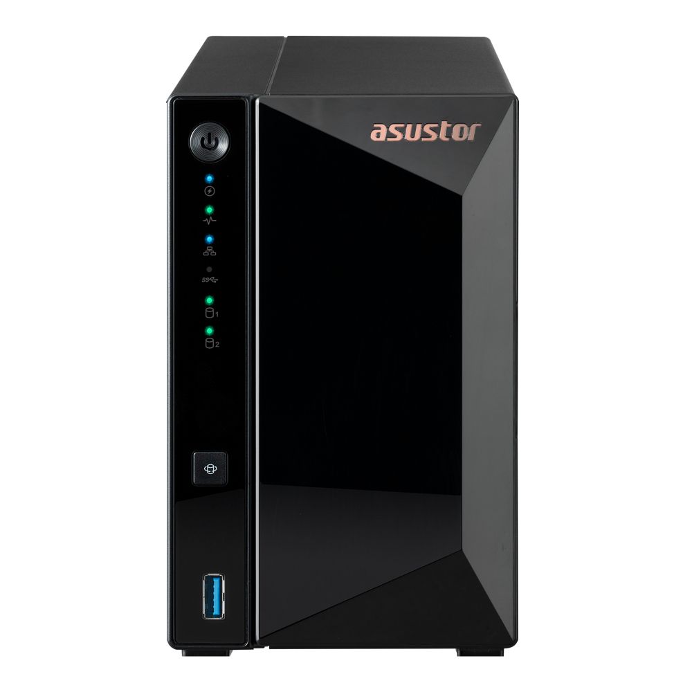 NAS ASUSTOR AS3302T DRIVERSTOR 2 Pro, 2-Bay Realtek RTD1296 4C 1.4GHz-2GB-2.5GbE-USB, 3Y WTY