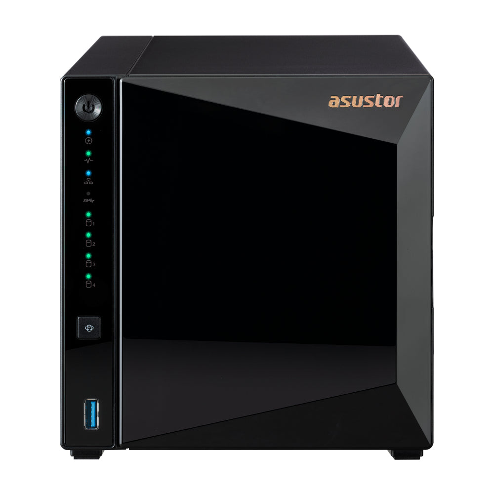 NAS ASUSTOR AS3304T DRIVERSTOR 4 Pro, 4 bahías Realtek RTD1296 4C 1.4GHz-2GB-2.5GbE-USB, 3Y WTY