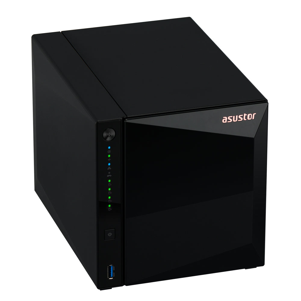 NAS ASUSTOR AS3304T DRIVERSTOR 4 Pro, 4 bahías Realtek RTD1296 4C 1.4GHz-2GB-2.5GbE-USB, 3Y WTY