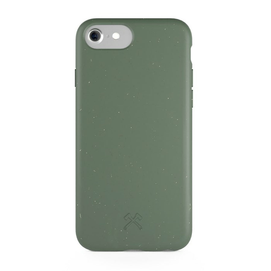 Estuche Bio Classic WOODCESSORIES Verde medianoche/Biomaterial para iPhone SE 2020/8/7/6(s)