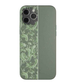 WOODCESSORIES Funda antimicrobiana biomaterial/verde medianoche para iPhone 12 Pro Max