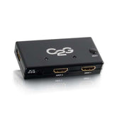 Conmutador automático HDMI de 2 puertos C2G - Conmutador de vídeo/audio - 2 x HDMI - Escritorio