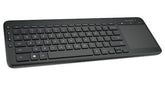 Microsoft All-in-One Media - Teclado - sem fios - 2.4 GHz - Inglês