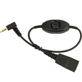 Jabra - Adaptador de auricular - micro jack macho para Quick Disconnect macho